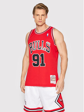 Mitchell & Ness Mitchell & Ness Tank top SMJYGS18154 Czerwony Regular Fit