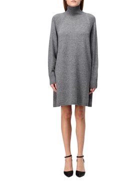 PINKO PINKO Sukienka codzienna Abito donna graticcio Szary Comfort Fit