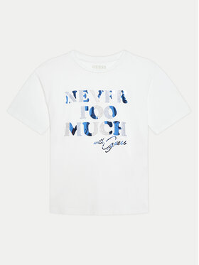 Guess Guess Тишърт J4YI41 K6YW4 Бял Regular Fit