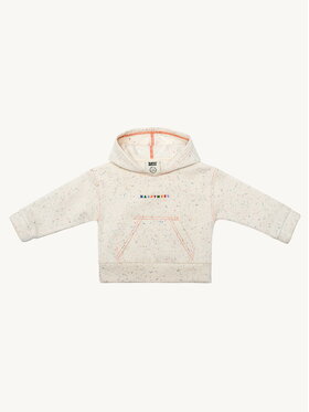 Happymess Happymess Bluza Z Kapturem Confetti Beżowy Loose Fit