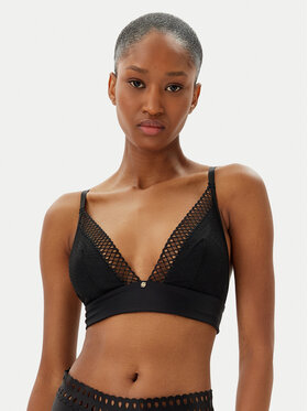 BOSS BOSS Podprsenka Bralette Eyelet 50540428 Černá