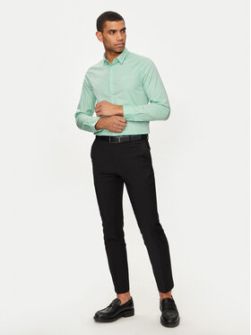 Calvin Klein Košulja K10K110856 Zelena Slim Fit