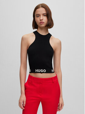 HUGO Hugo Felső 50493746 Fekete Slim Fit
