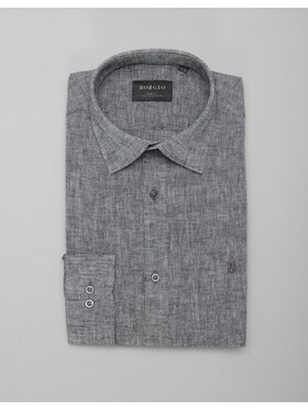 Borgio Borgio Koszula lentini Granatowy Slim Fit