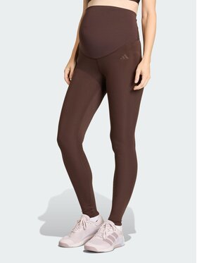 adidas adidas Legginsy 159852 Brązowy Fitted Fit