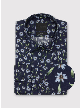 Pako Lorente Pako Lorente Koszula P25WF-1X-041 Granatowy Slim Fit