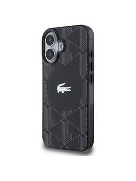 Lacoste Lacoste Etui na telefon Apple iPhone 16 Plus Czarny