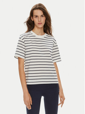 Gina Tricot Gina Tricot T-Shirt 23352 Bílá Relaxed Fit