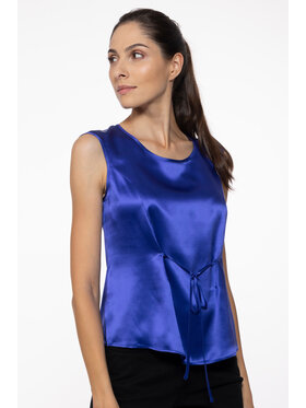 Deni Cler Milano Deni Cler Milano Top W-DC-0059-C5-S3-53-1 Niebieski Regular Fit