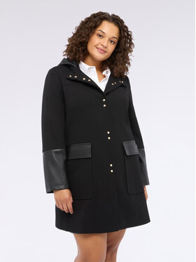 Fiorella Rubino Fiorella Rubino Płaszcz zimowy 0233T000334N033 Czarny Regular Fit