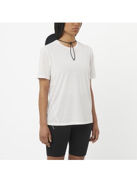 Salomon Salomon T-Shirt SHAKEout CORE W Biały Regular Fit