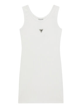 Guess Guess Vsakodnevna obleka J6GK30 J1314 Bela Slim Fit