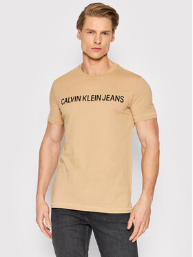 Calvin Klein Jeans Calvin Klein Jeans T-Shirt J30J307856 Béžová Regular Fit
