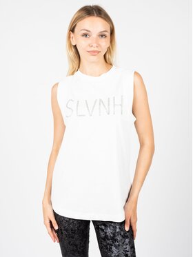 Silvian Heach Silvian Heach T-Shirt PGP22127TS Biały Oversize