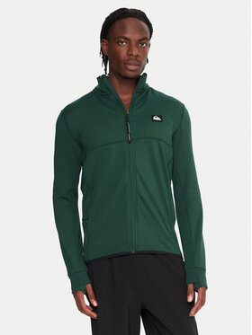 Quiksilver Quiksilver Technisches Sweatshirt Steep Point EQYPF03078 Grün Slim Fit