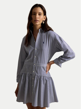 Polo Ralph Lauren Polo Ralph Lauren Sukienka koszulowa 211B22754001 Granatowy Regular Fit