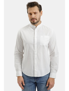 Cross Jeans Cross Jeans Koszula 35627-008 Biały Regular Fit