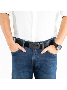 Tom Tailor Tom Tailor Pasek Męski TOM TAILOR Czarny