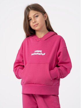 4F 4F Bluza 4FJAW23TSWSF645 Różowy Regular Fit