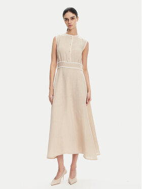 ICONA ICONA Sommerkleid RP5LE007 Beige Regular Fit