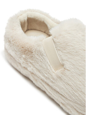 Calvin Klein Jeans Copati Home Anke Slipper Wn Fur YW0YW01596 Écru