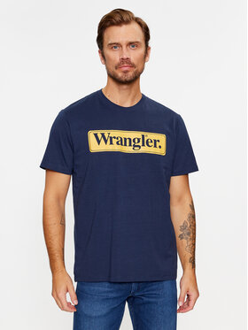 Wrangler Wrangler Marškinėliai 112341131 Mėlyna Regular Fit