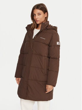 Guess Jeans Guess Jeans Zimné bundy W4BL24 WGII2 Hnedá Regular Fit