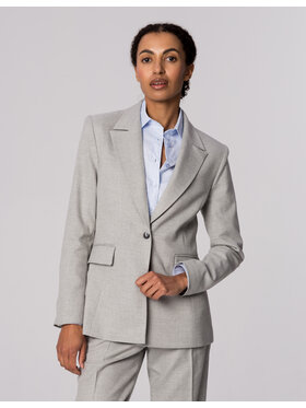 Fraternity Fraternity Marynarka OXFORD Szary Slim Fit