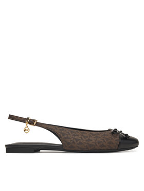 MICHAEL Michael Kors MICHAEL Michael Kors Baleriny Piper Sling 40S6PIFP1B Brązowy