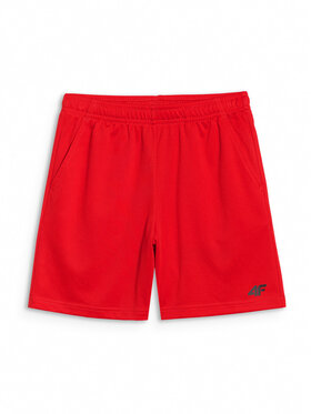 4F 4F Szorty sportowe 4FJWSS25TFSHM0859-62S Czerwony Regular Fit