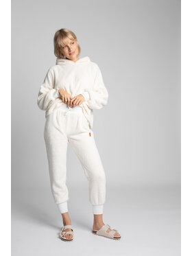 LaLupa LaLupa Spodnie piżamowe LA004 Biały Comfortable Fit