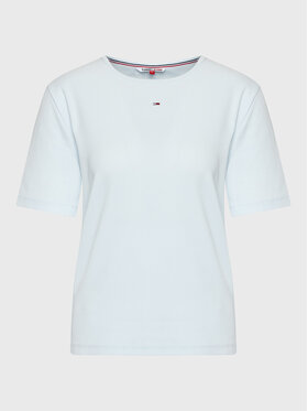 Tommy Jeans Curve Tommy Jeans Curve T-shirt DW0DW15108 Plava Regular Fit