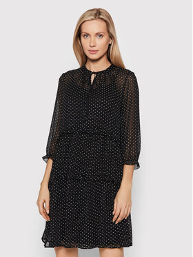 Vero Moda Vero Moda Každodenné šaty Fie 10257825 Čierna Regular Fit