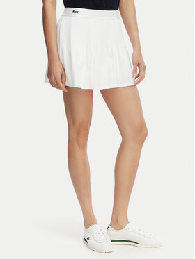 Lacoste Lacoste Gonna da tennis JF9990 Bianco Regular Fit