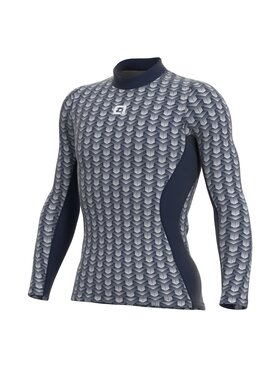 Alé Cycling Alé Cycling Koszulka techniczna Cubes Granatowy Fitted Fit