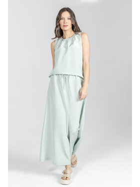 Deni Cler Milano Deni Cler Milano Spódnica maxi T-DC-7014-F2-80-43-1 Zielony A-Line Fit