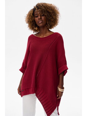 blue shadow blue shadow Sweter Gustti Czerwony Regular Fit