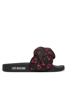 LOVE MOSCHINO LOVE MOSCHINO Şlapi JA28312G0MIW100C Negru