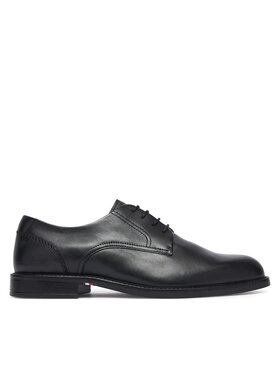Tommy Hilfiger Tommy Hilfiger Scarpe basse Corporate Dressy Lth FM0FM06023 Nero
