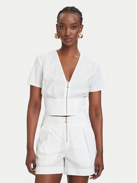 Patrizia Pepe Patrizia Pepe Blusa 2C1672/A9B9-W103 Bianco Regular Fit