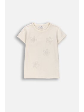 Coccodrillo Coccodrillo T-Shirt WC6143202FGK-003 Écru Regular Fit