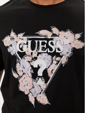 Guess T-shirt M4GI11 I3Z14 Crna Slim Fit