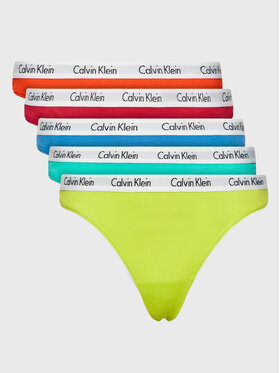 Calvin Klein Underwear Calvin Klein Underwear Set 5 kusů kalhotek typu tanga 000QD3585E Barevná