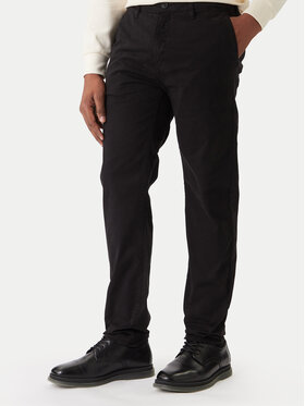 Guess Jeans Guess Jeans Pantaloni chino M4YB33 WGB5A Negru Regular Fit