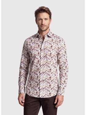 Pako Lorente Pako Lorente Koszula P26WF-1X-010 Brązowy Slim Fit