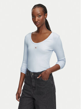 Calvin Klein Jeans Calvin Klein Jeans Palaidinė LV047D218G Šviesiai mėlyna Slim Fit