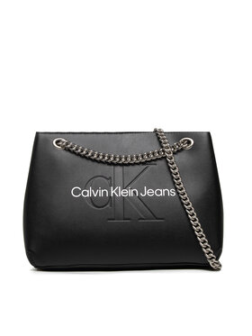 Calvin Klein Jeans Calvin Klein Jeans Дамска чанта Sculpted Shouder Bag Mono K60K609584 Черен