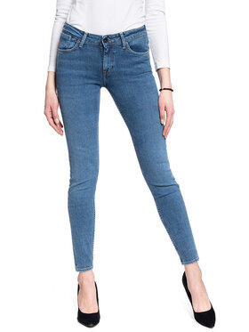 Lee Lee Jeansy SCARLETT SELVAGE Niebieski Skinny Fit