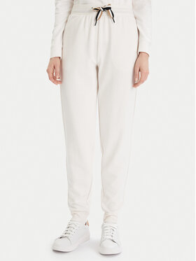 BOSS Boss Sportinės kelnės CP Stripe 50524759 Écru Regular Fit