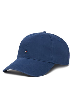 Tommy Hilfiger Tommy Hilfiger Cepure ar nagu Flag Soft 6 Panel AM0AM13426 Tumši zils